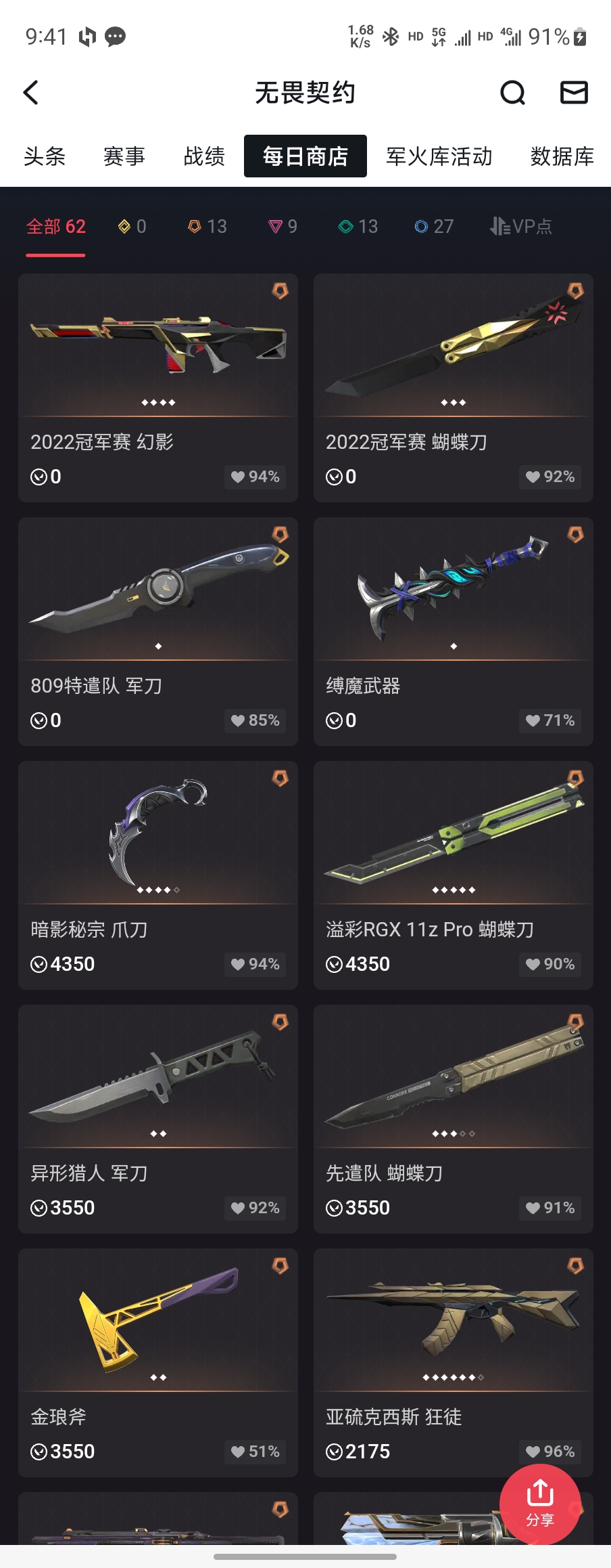 WA11608瓦罗兰特账号详情图1