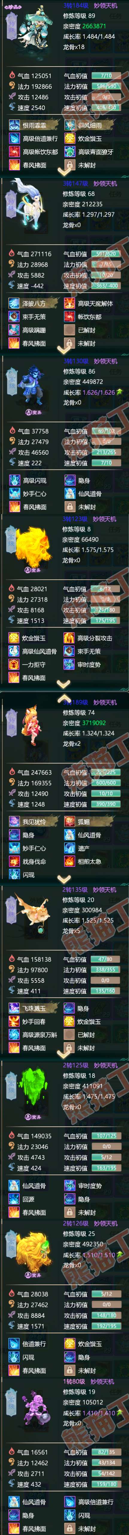 40780大话西游账号详情图5