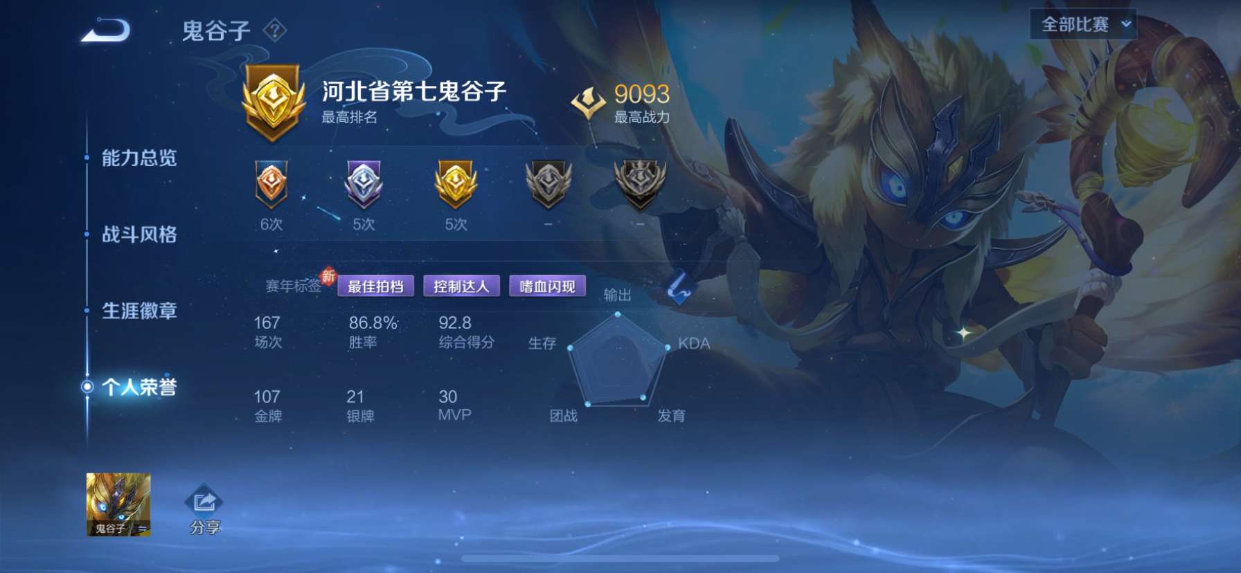 WZ1669801王者荣耀账号详情图3