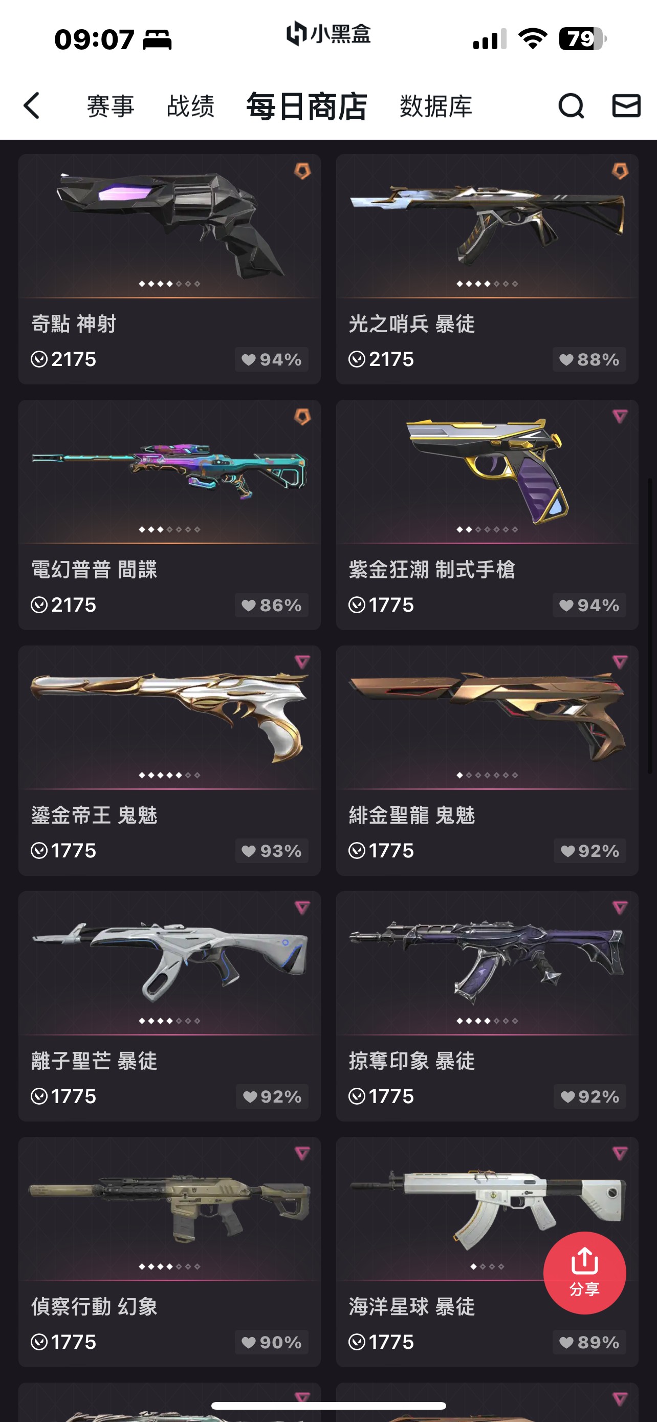 WA20472瓦罗兰特账号详情图2