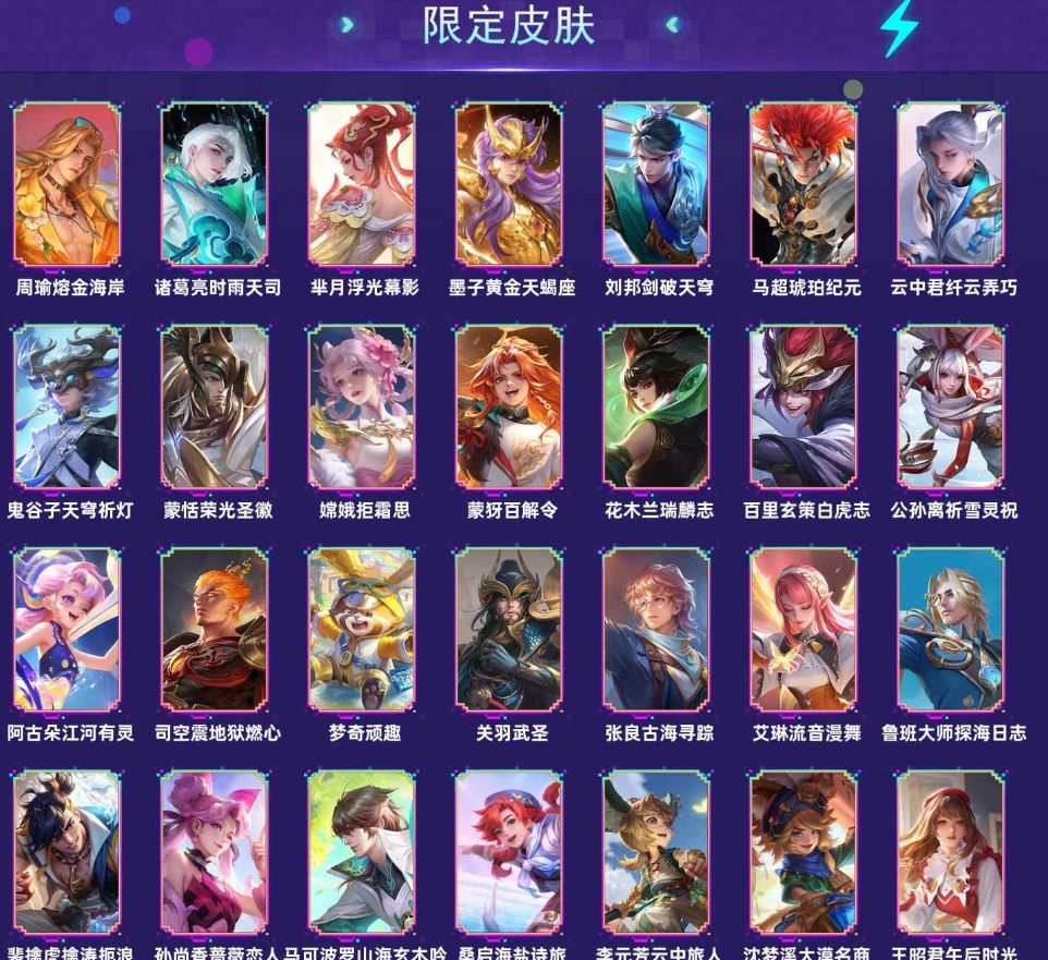 WZ2200690王者荣耀账号详情图2 WZ2200690王者荣耀账号详情图2