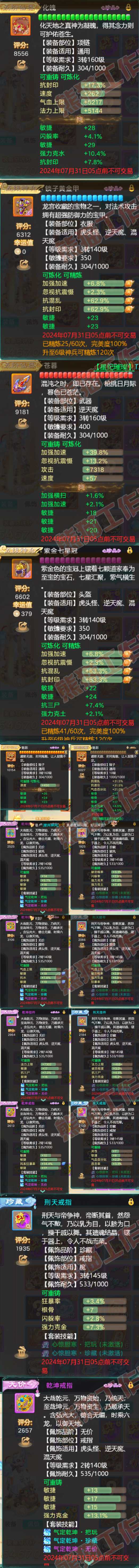 75569大话西游账号详情图4