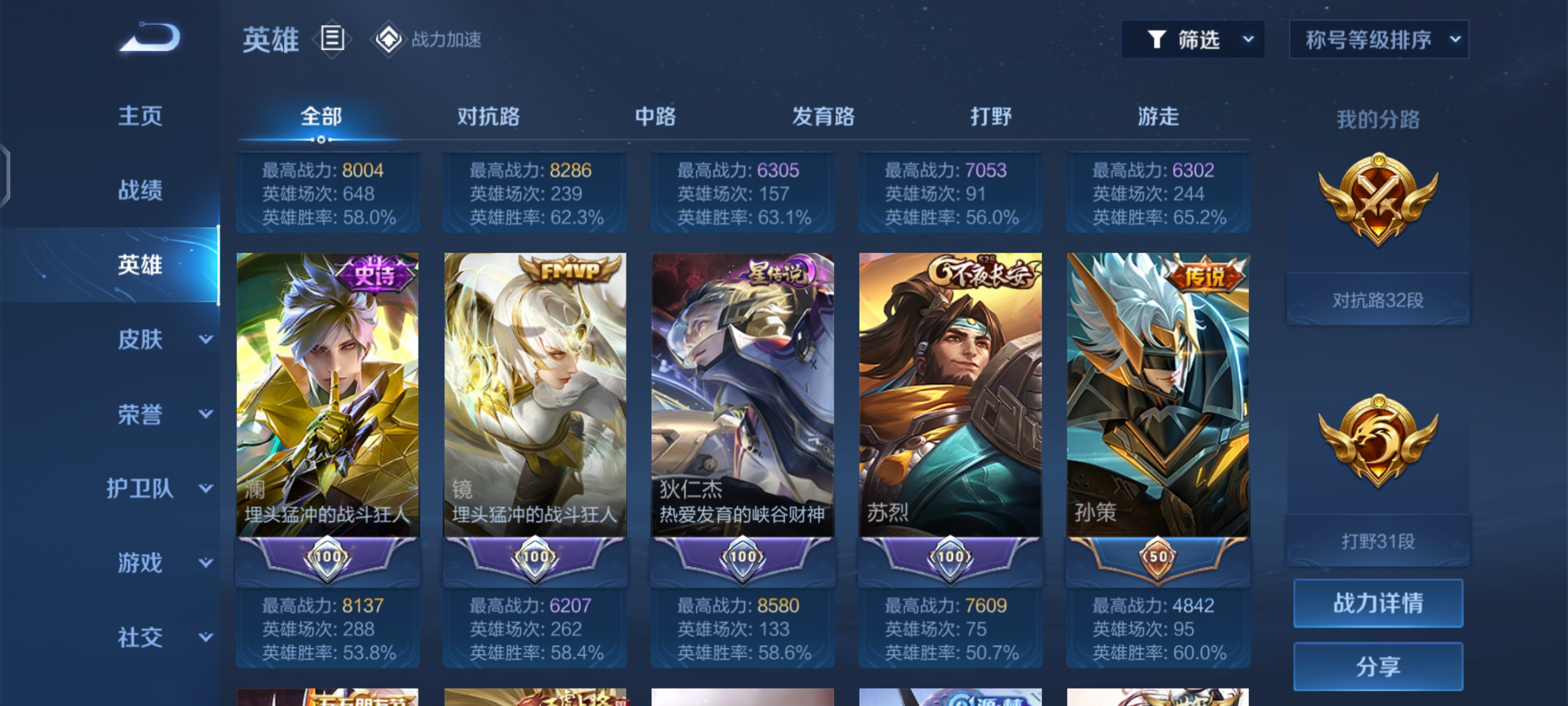 WZ2158256王者荣耀账号详情图9