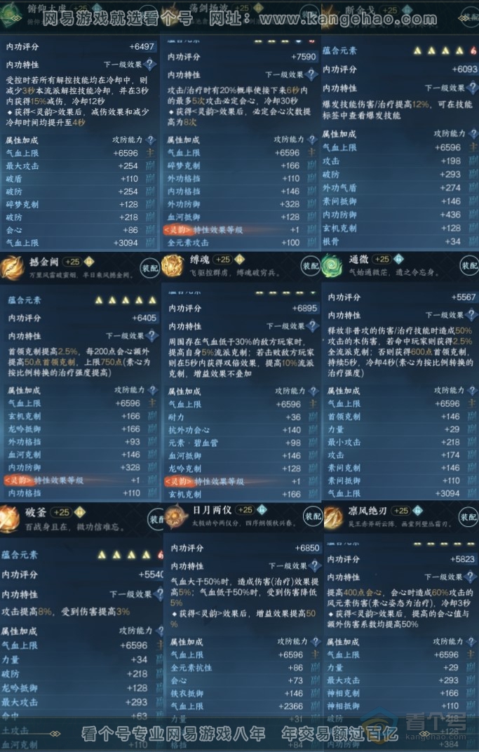 NSH220475逆水寒手游账号详情图5