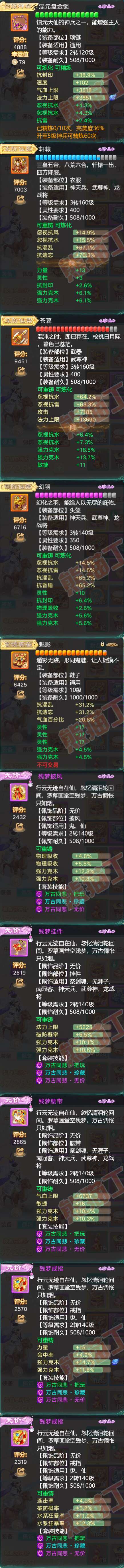 75936大话西游账号详情图4