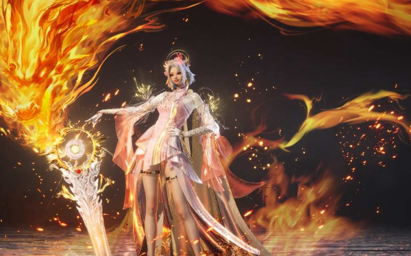诛仙世界账号一剑诛仙焚香，星元值56034，风华值13857，已用女娲石(不含染色)5颗，炼气期四层，蕴主等级23级，外观套装数量14，女娲石外观:广漠曼华素，广漠曼华挽尘，明光武器，稀有外观:琳琅南华棚然鸿影·熔...