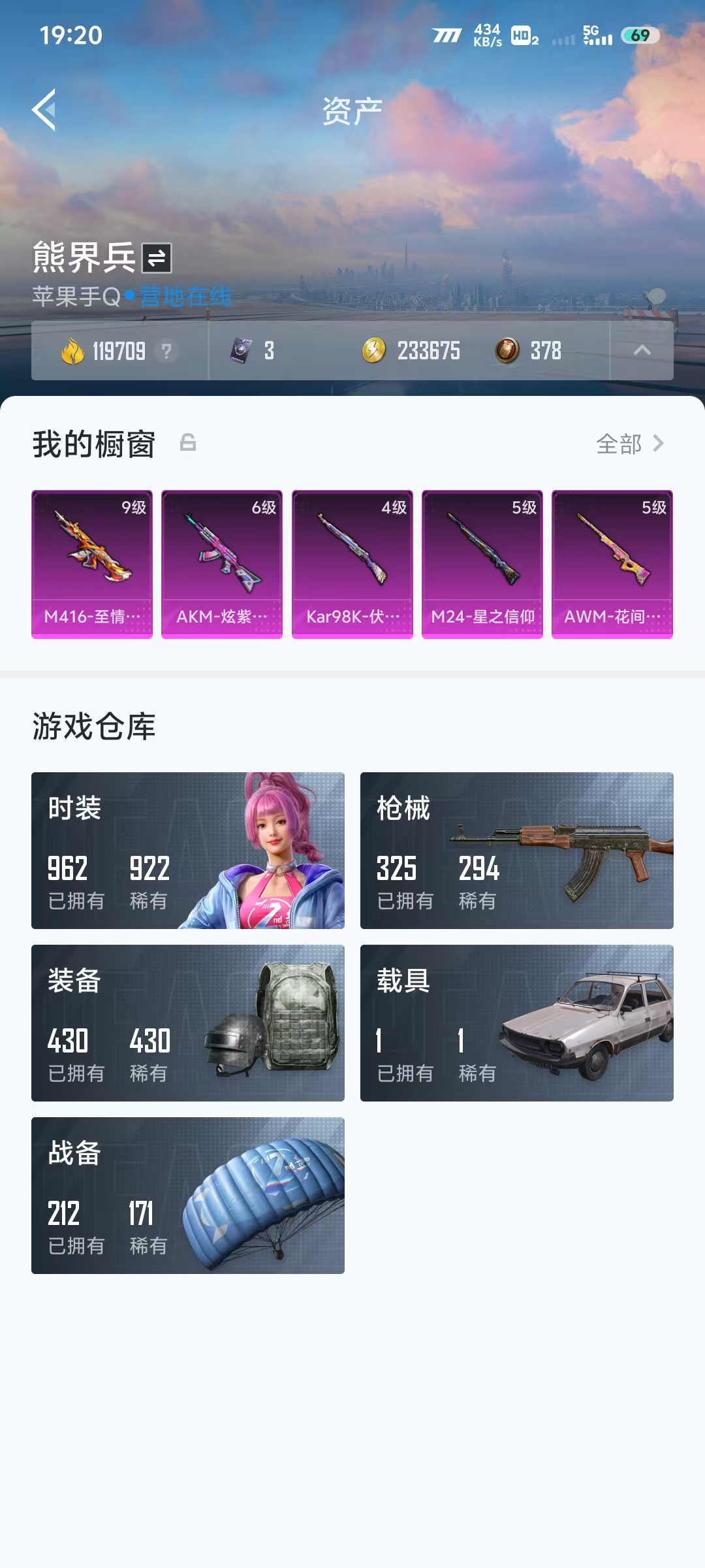 HP319325和平精英账号详情图12