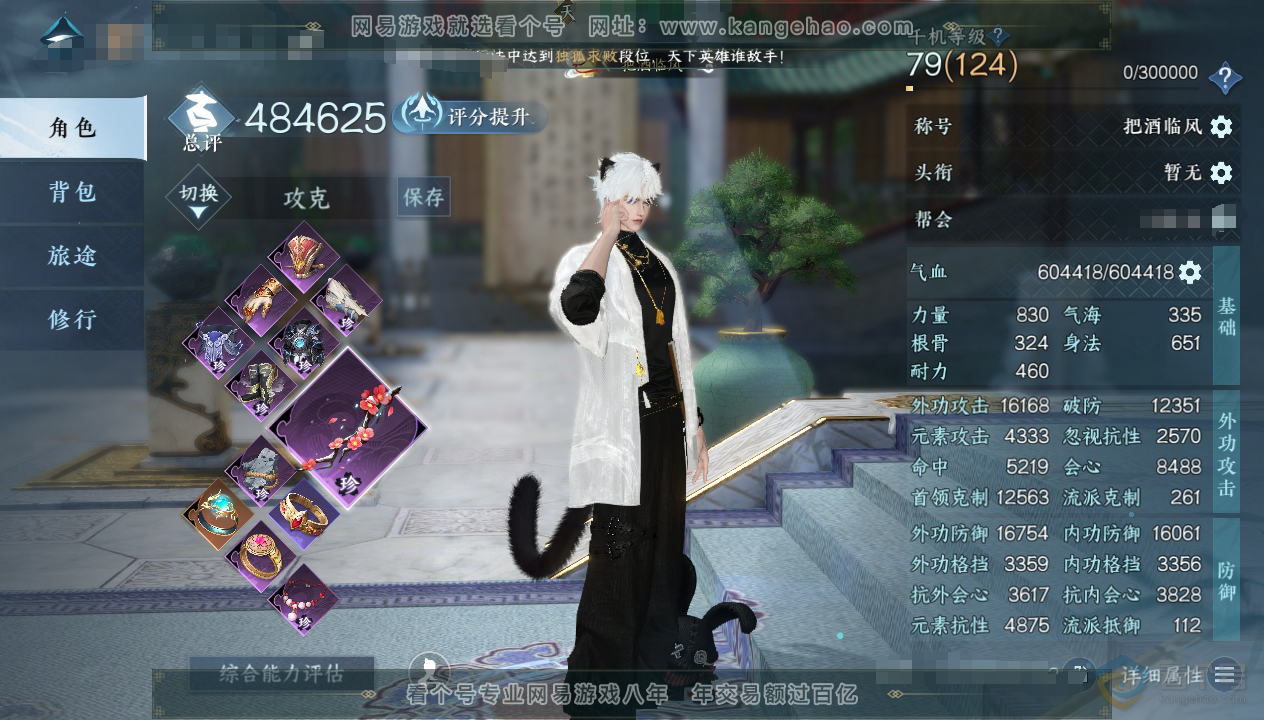 NSH33850逆水寒手游账号详情图1