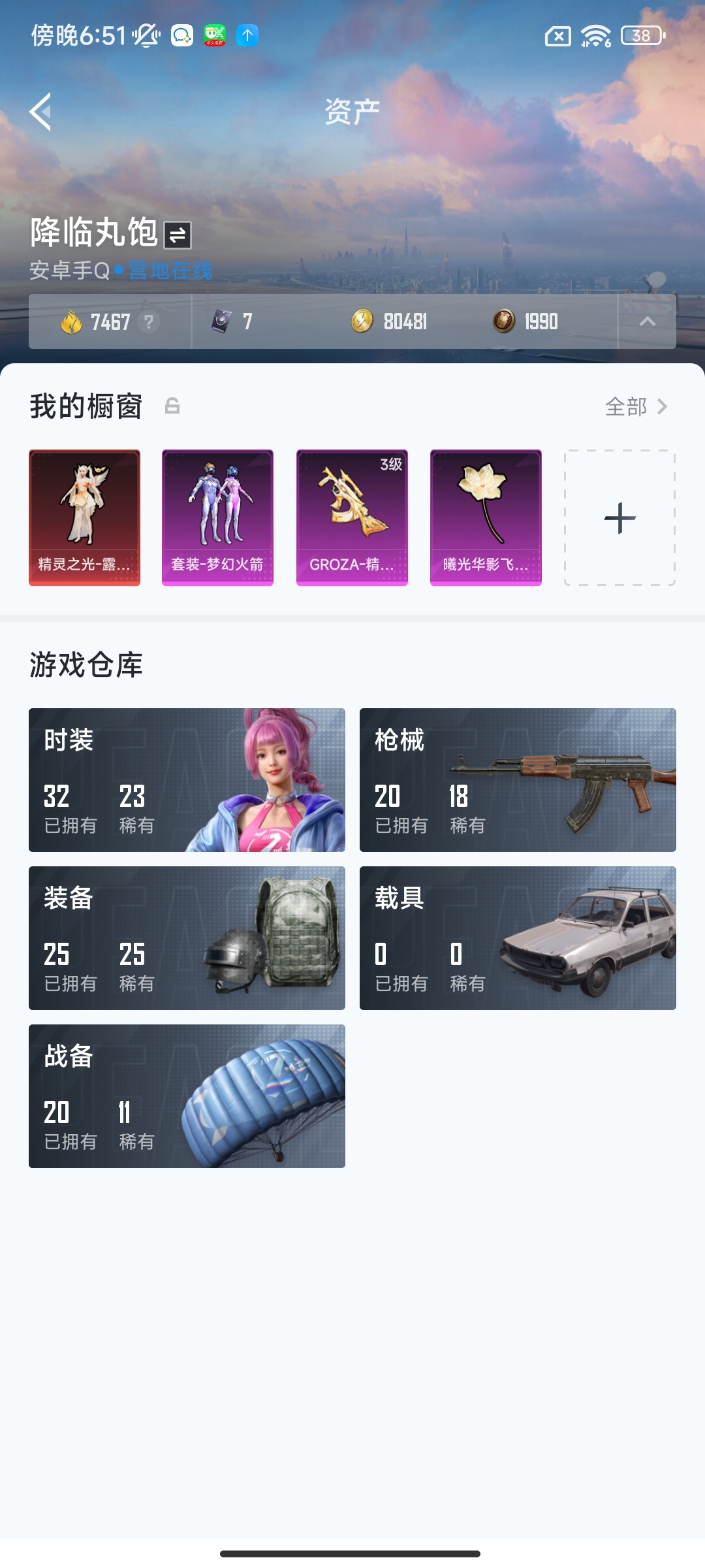 HP358911和平精英账号详情图9 HP358911和平精英账号详情图9