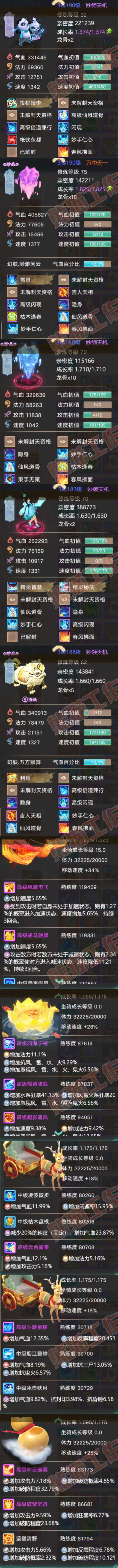 S1995大话西游账号详情图7