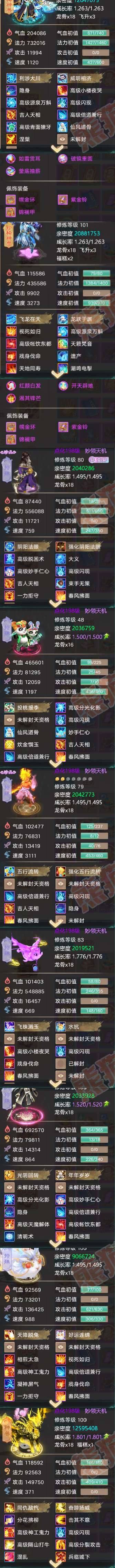 F6602大话西游账号详情图5