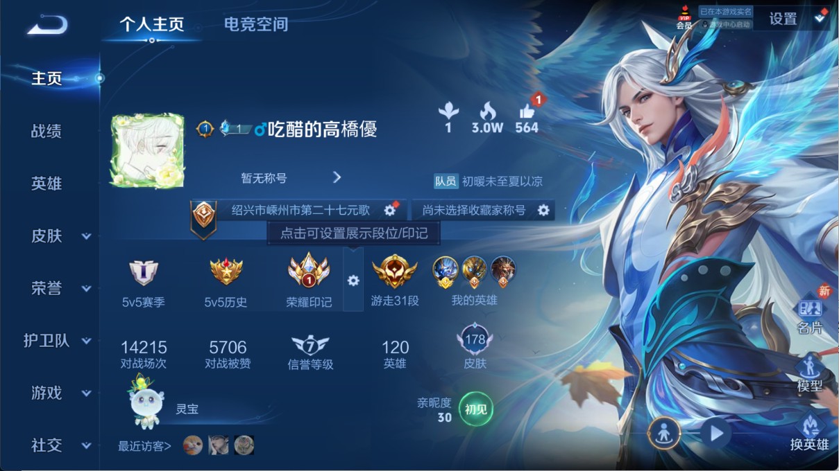 WZ364611王者荣耀账号详情图7 WZ364611王者荣耀账号详情图7