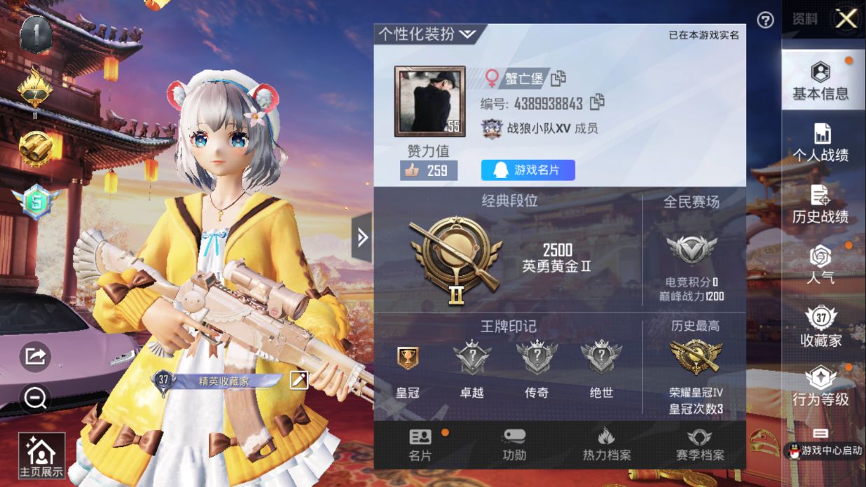HP384862和平精英账号详情图8 HP384862和平精英账号详情图8