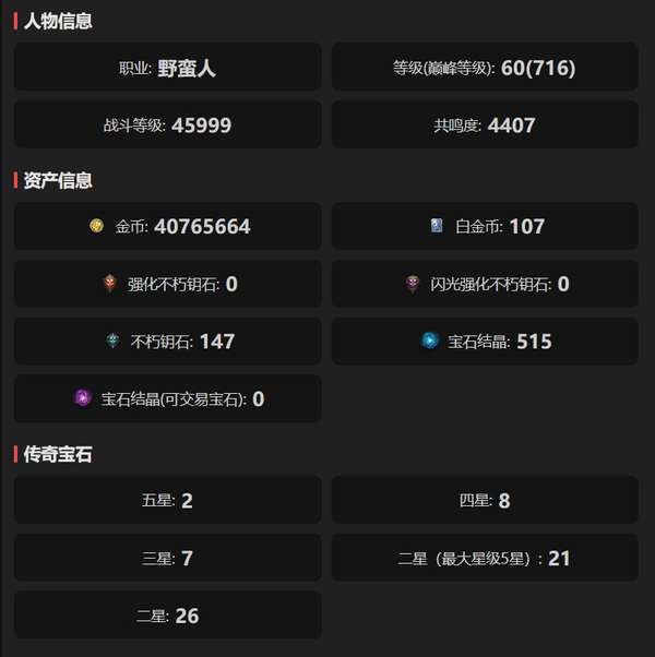 暗黑不朽账号官服桑德罗巅峰716   共鸣4407   野蛮人