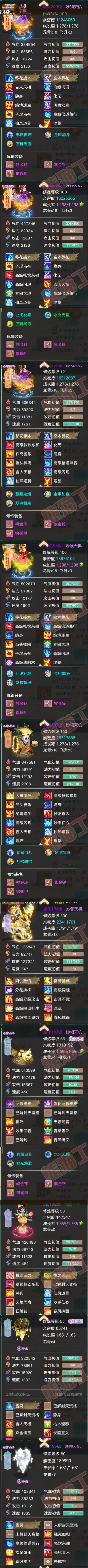 F6663大话西游账号详情图6