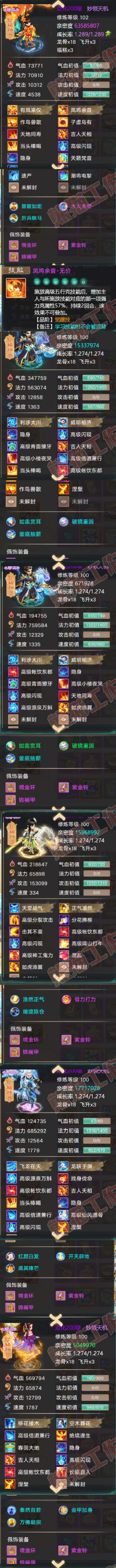 S1999大话西游账号详情图6