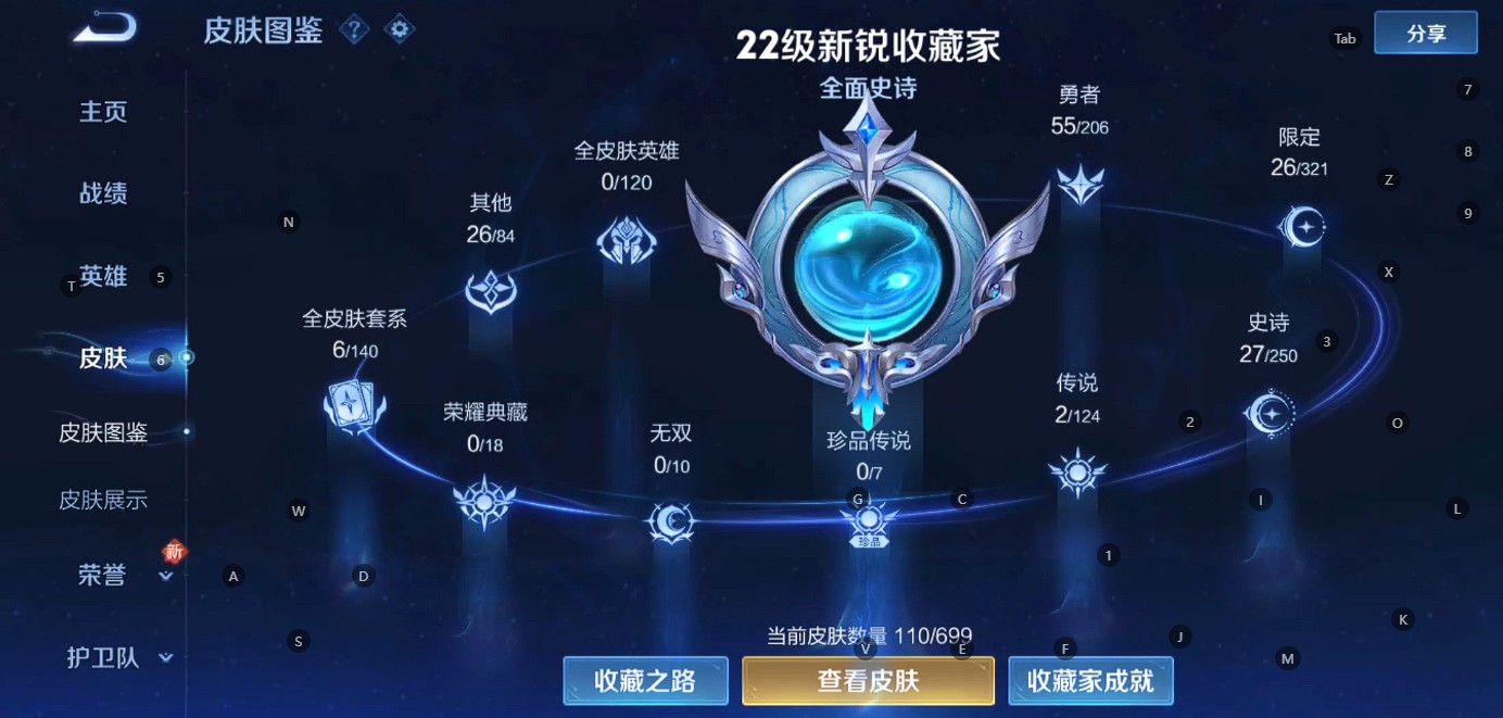 WZ3100966王者荣耀账号详情图6 WZ3100966王者荣耀账号详情图6