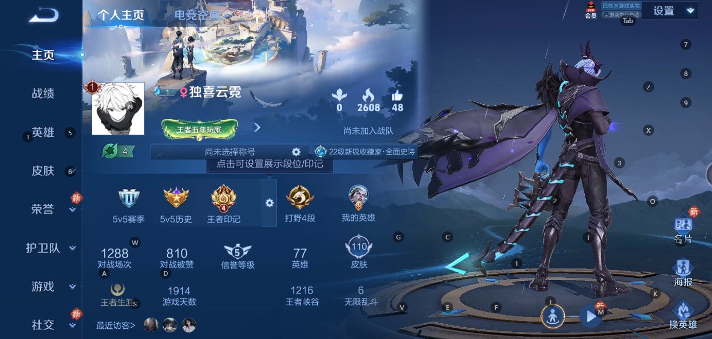 WZ3100966王者荣耀账号详情图5 WZ3100966王者荣耀账号详情图5