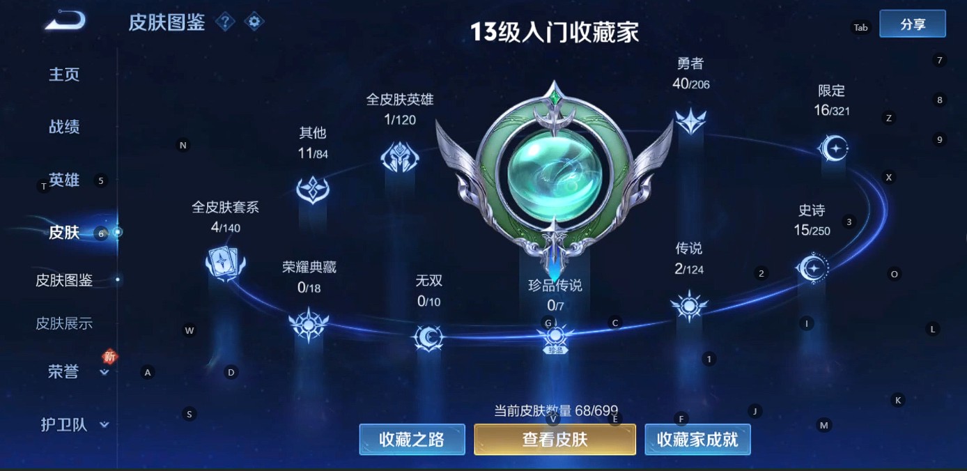 WZ3102940王者荣耀账号详情图5