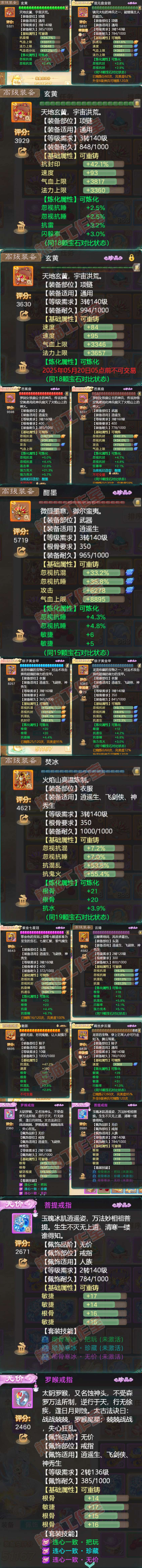 S2036大话西游账号详情图4 S2036大话西游账号详情图4