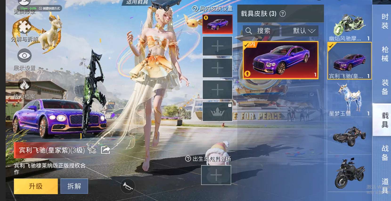 HP3166774和平精英账号详情图11