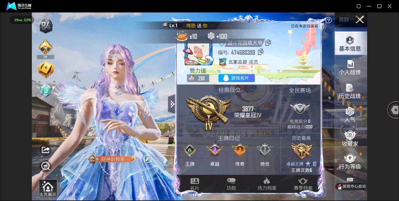 HP3173095和平精英账号详情图8
