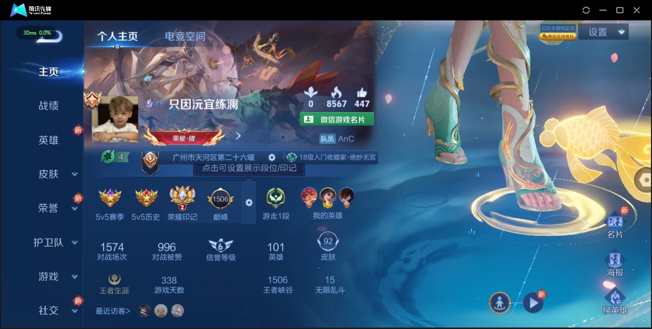 WZ3107410王者荣耀账号详情图5 WZ3107410王者荣耀账号详情图5