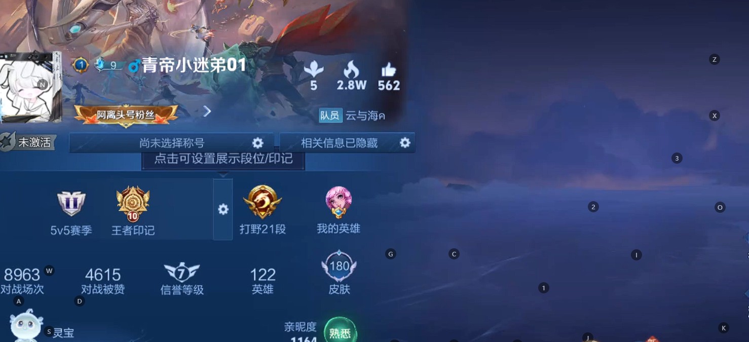WZ3109189王者荣耀账号详情图8 WZ3109189王者荣耀账号详情图8