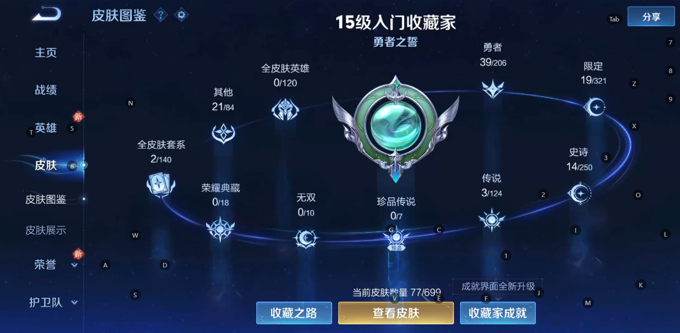 WZ3109529王者荣耀账号详情图5 WZ3109529王者荣耀账号详情图5