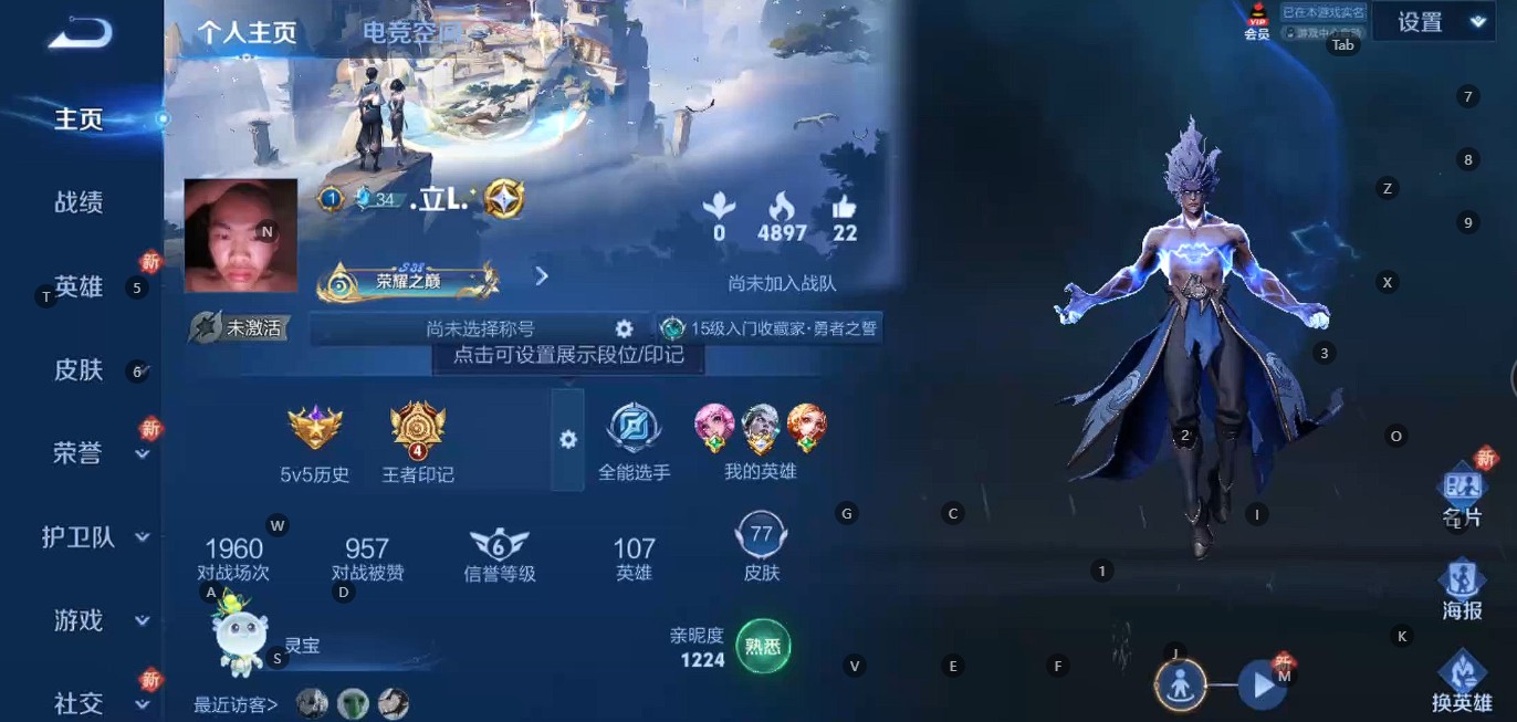 WZ3109529王者荣耀账号详情图4 WZ3109529王者荣耀账号详情图4