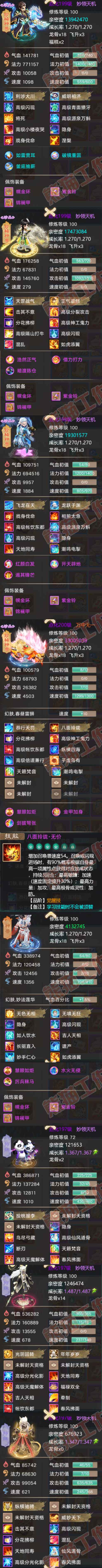 93150大话西游账号详情图5 93150大话西游账号详情图5