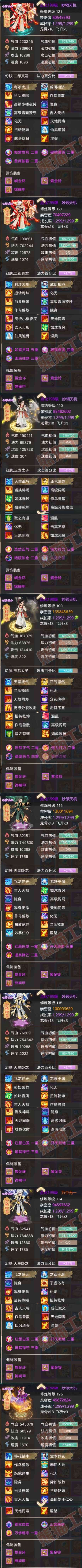 16239大话西游账号详情图9 16239大话西游账号详情图9