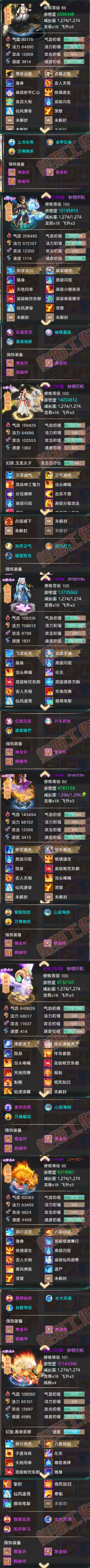 16240大话西游账号详情图6 16240大话西游账号详情图6