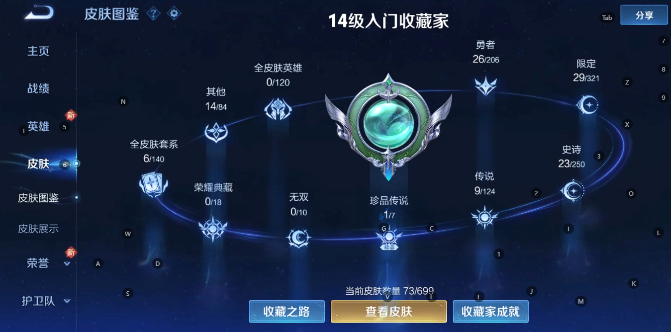 WZ3118329王者荣耀账号详情图5 WZ3118329王者荣耀账号详情图5