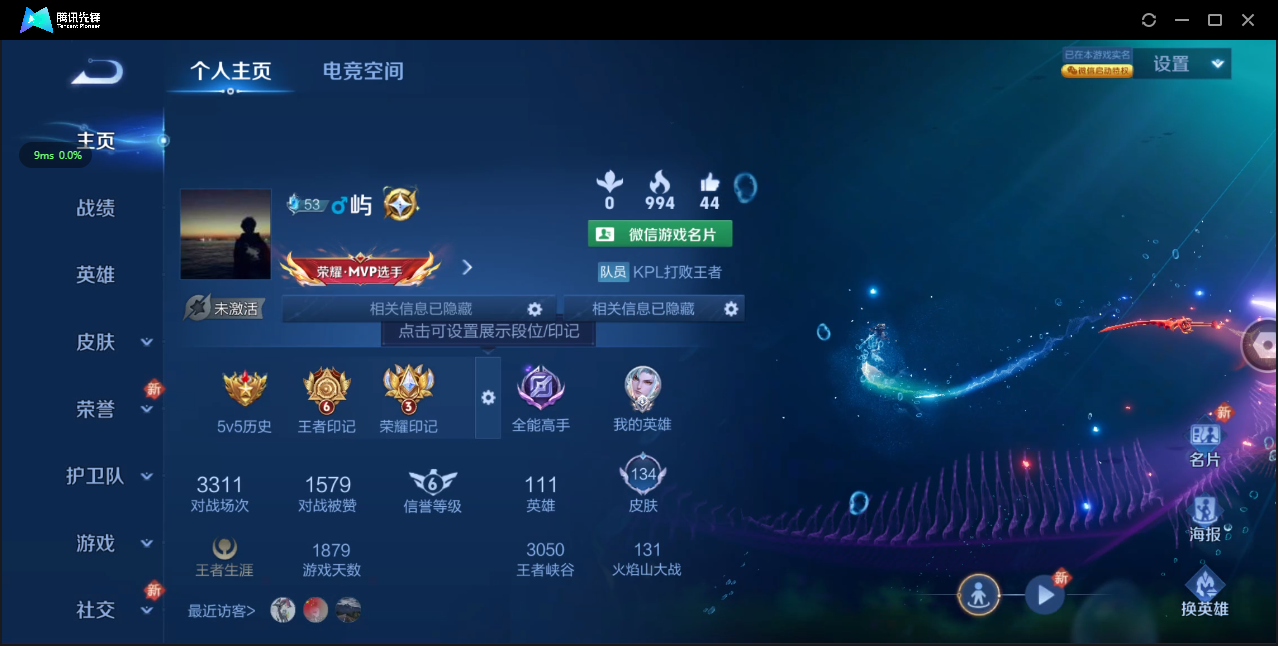 WZ3118289王者荣耀账号详情图6 WZ3118289王者荣耀账号详情图6