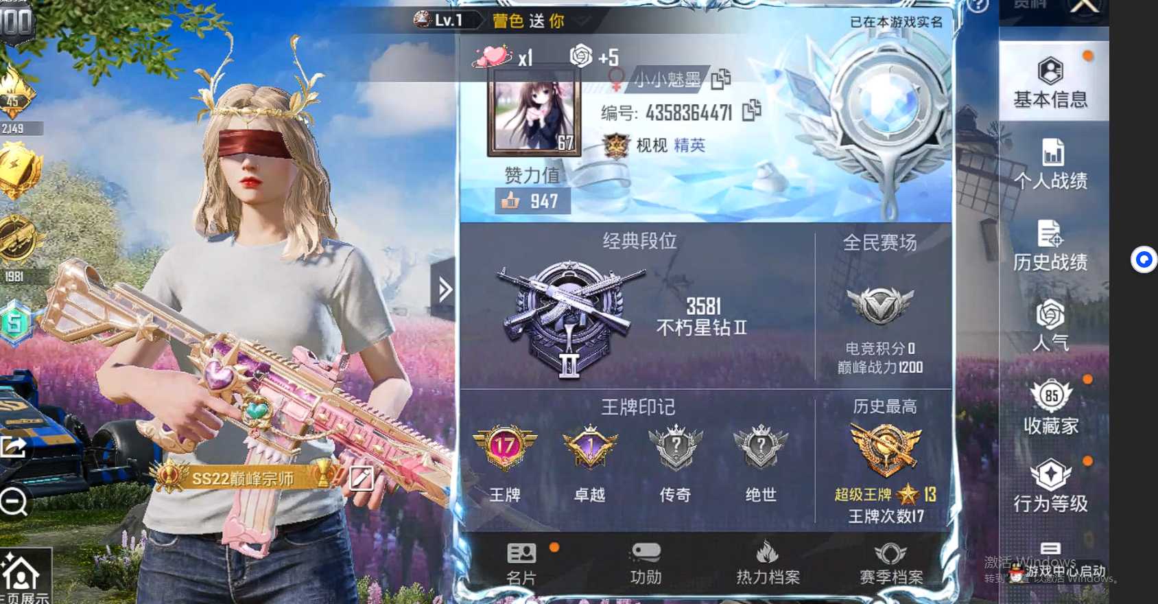 HP3194085和平精英账号详情图11 HP3194085和平精英账号详情图11