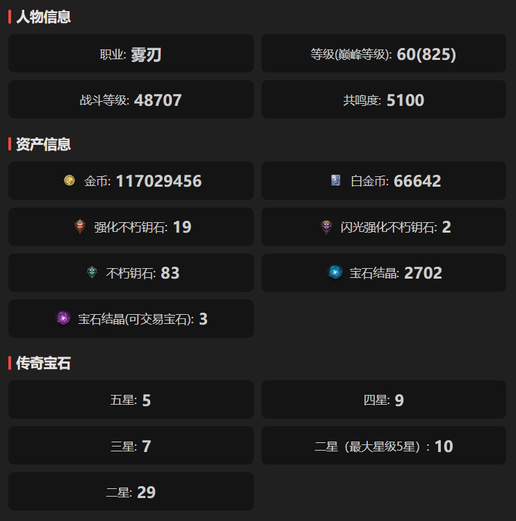 AH61624暗黑不朽账号详情图1 AH61624暗黑不朽账号详情图1