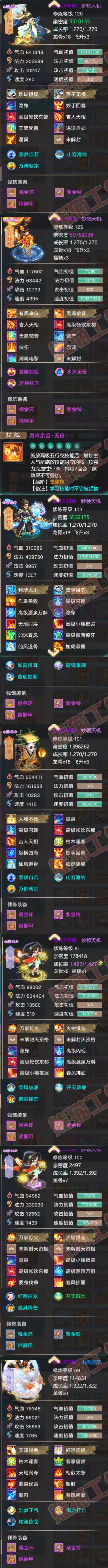 65807大话西游账号详情图6 65807大话西游账号详情图6