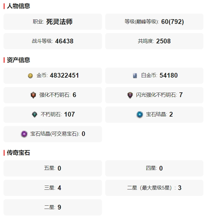 AH42291暗黑不朽账号详情图1 AH42291暗黑不朽账号详情图1