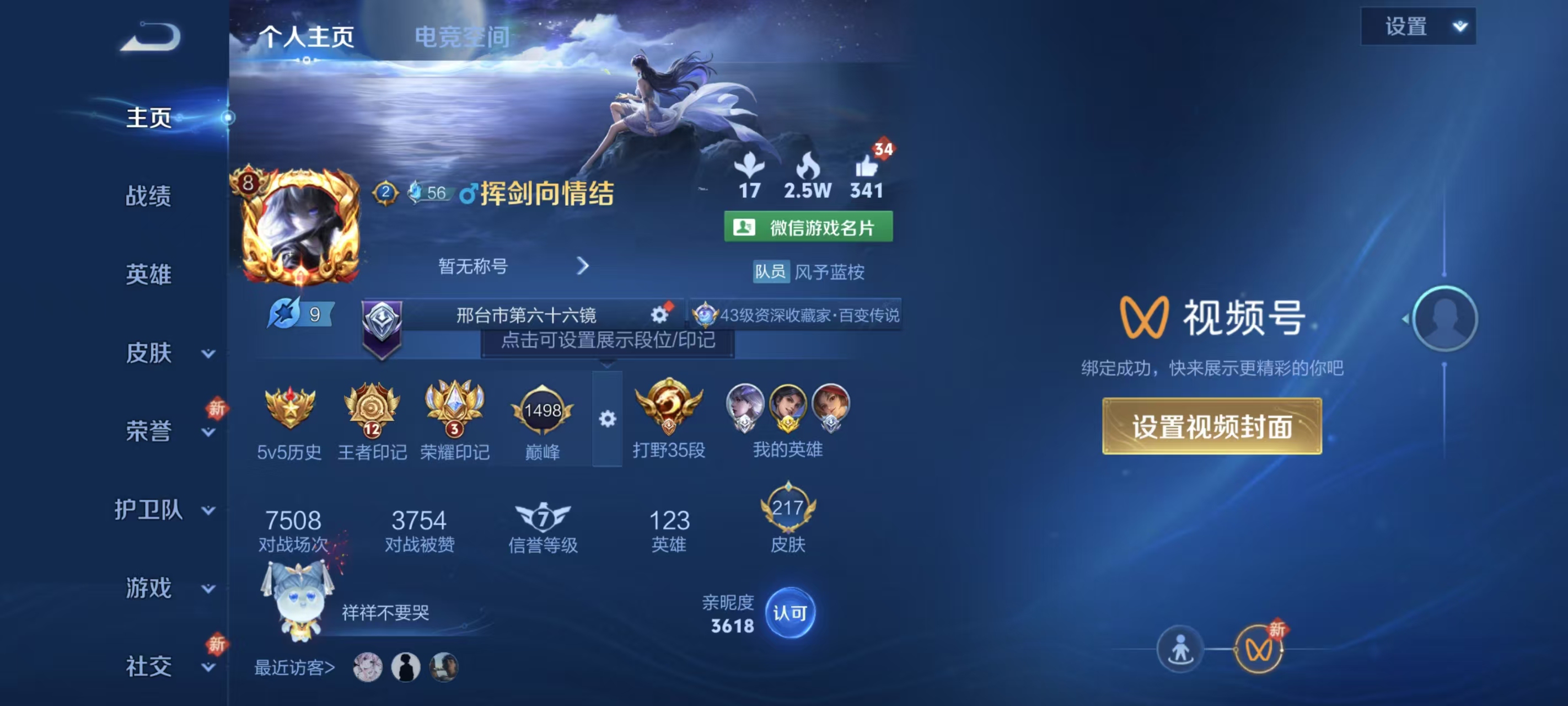 WZ3131587王者荣耀账号详情图8 WZ3131587王者荣耀账号详情图8