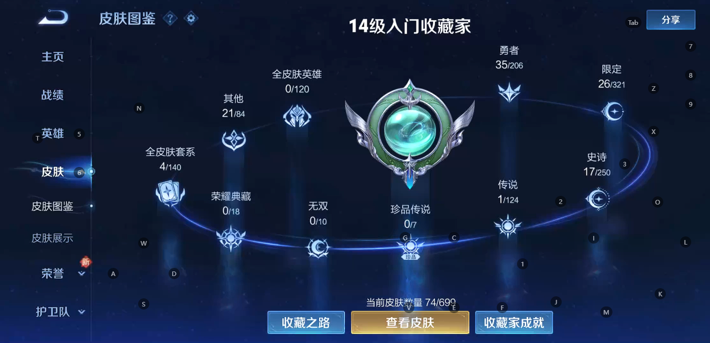 WZ3131784王者荣耀账号详情图5 WZ3131784王者荣耀账号详情图5