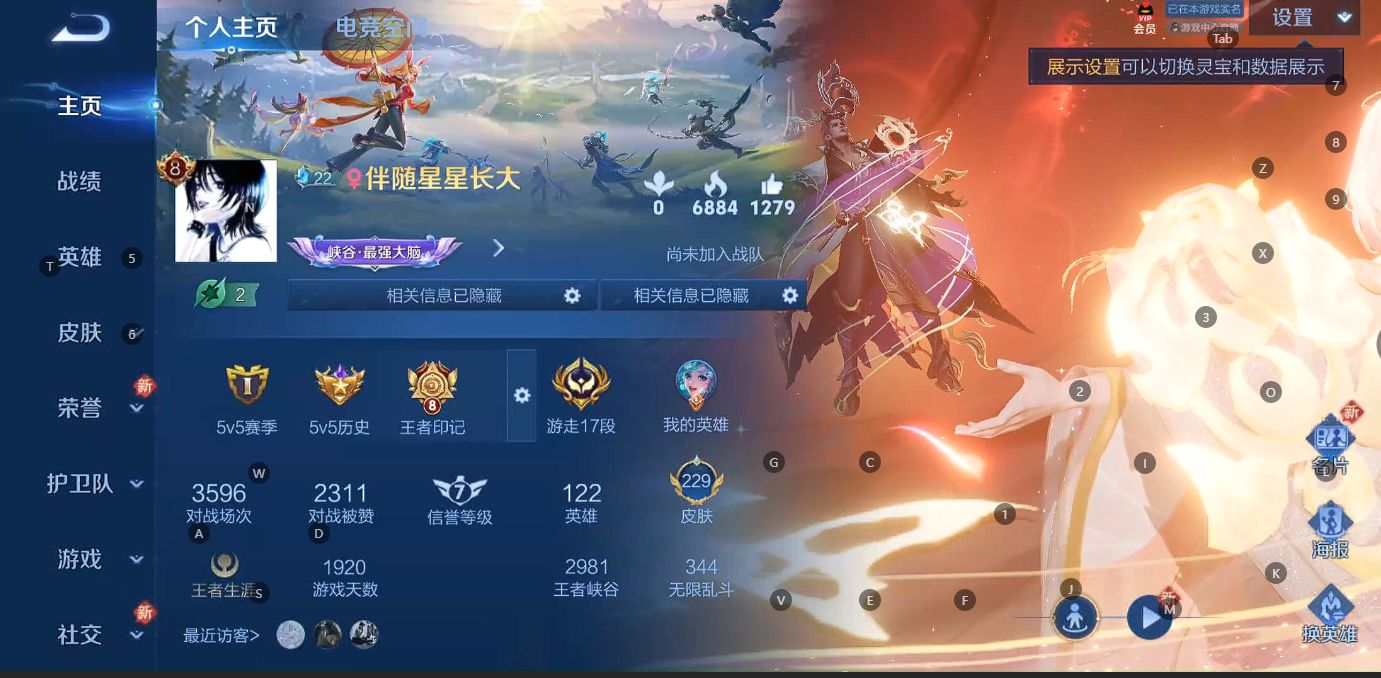 WZ3131720王者荣耀账号详情图8