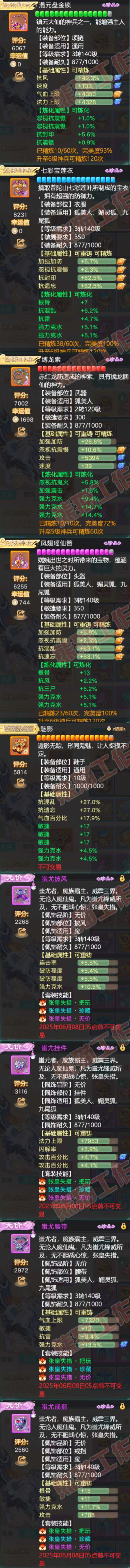 A2015大话西游账号详情图4 A2015大话西游账号详情图4