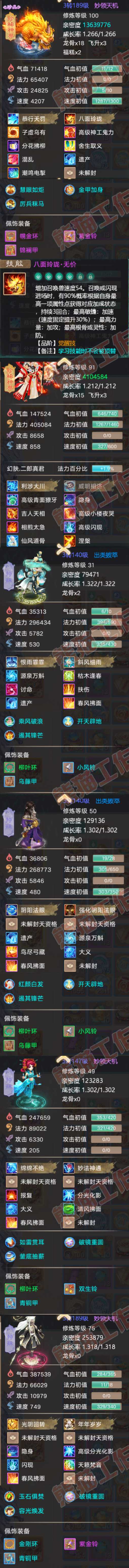 A2015大话西游账号详情图6 A2015大话西游账号详情图6