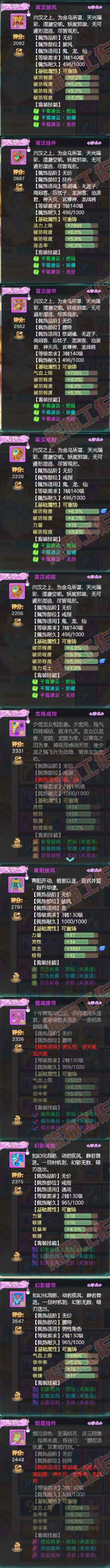 S2051大话西游账号详情图5 S2051大话西游账号详情图5