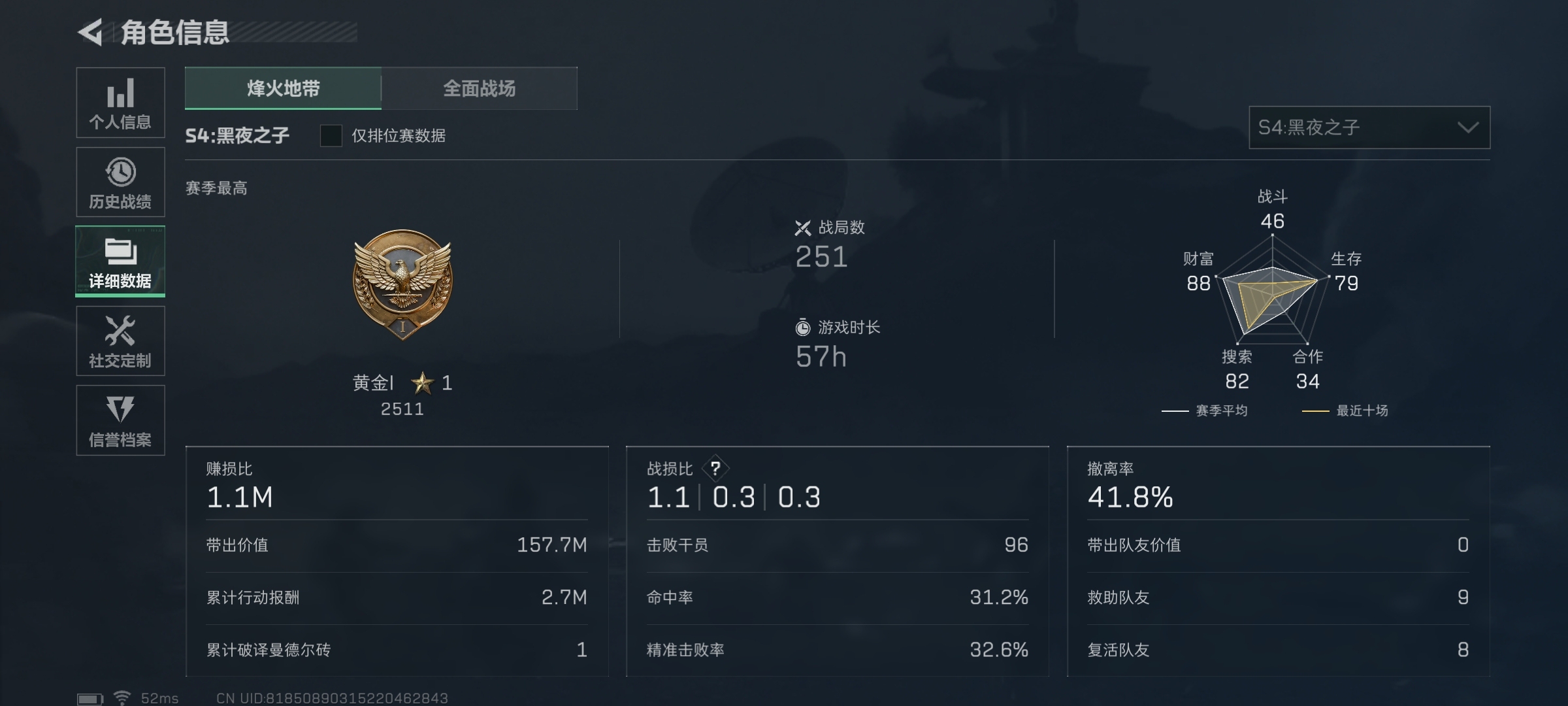 SJZ34571三角洲行动账号详情图3