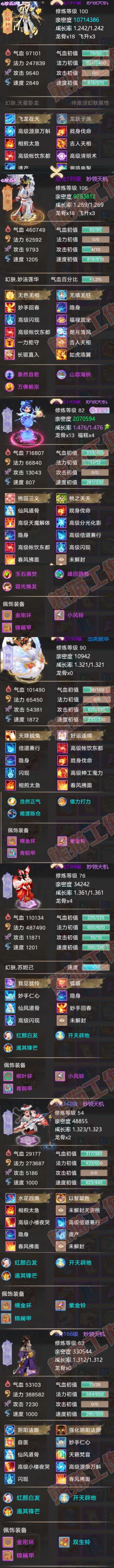 52544大话西游账号详情图5 52544大话西游账号详情图5