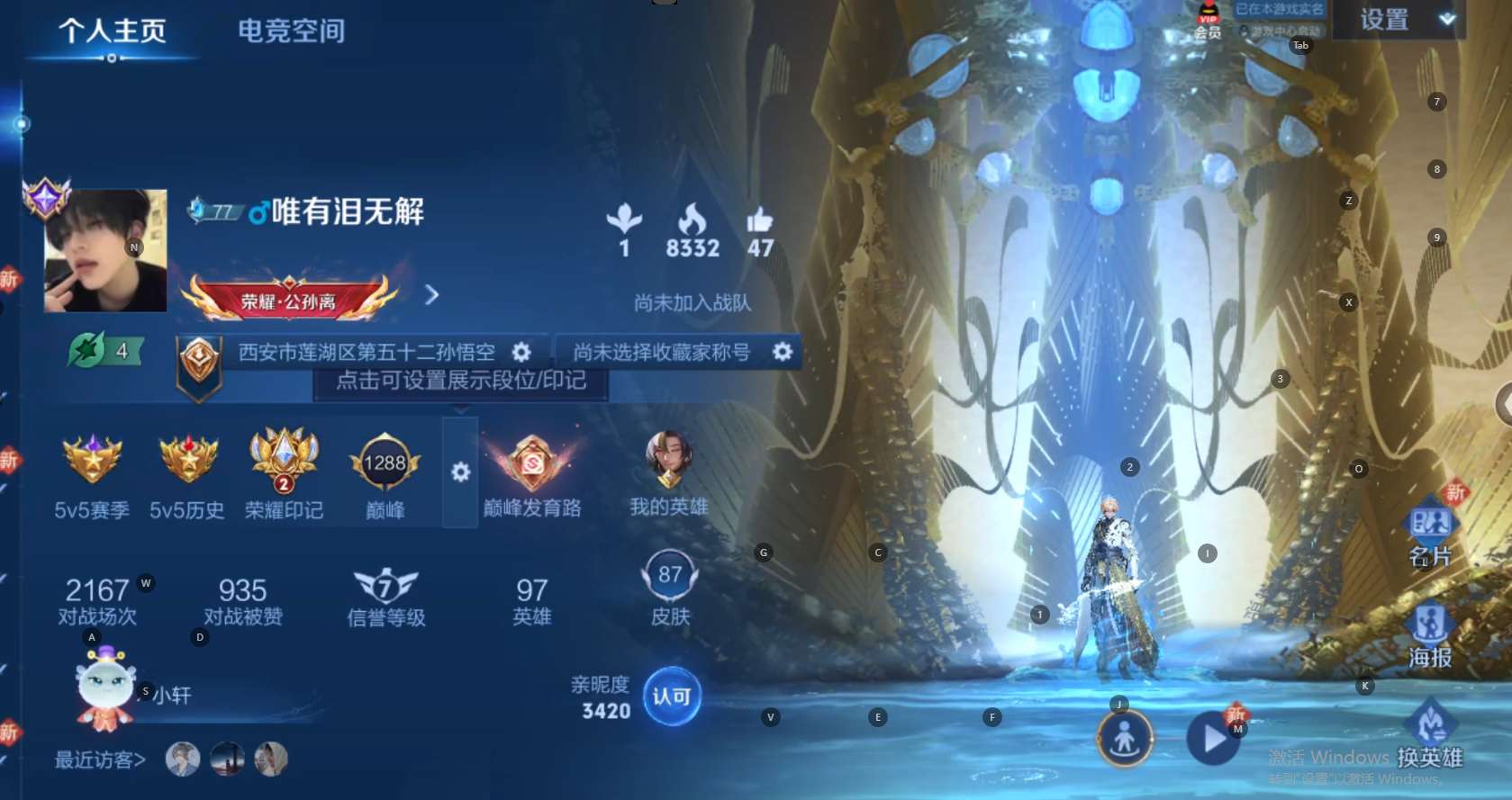 WZ3141483王者荣耀账号详情图5