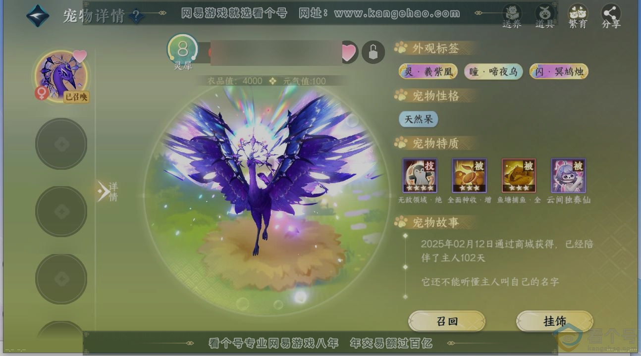NSH313110逆水寒手游账号详情图14