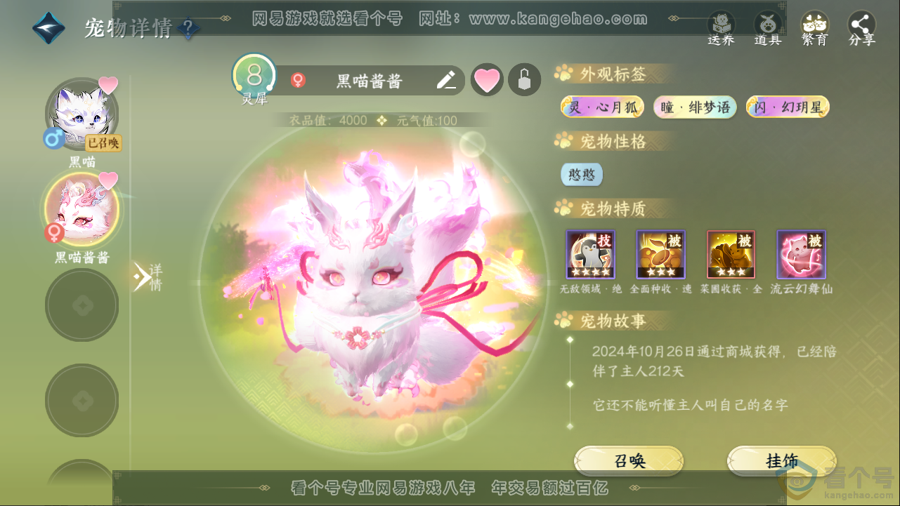 NSH313253逆水寒手游账号详情图25